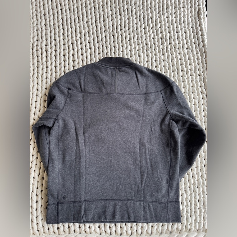 Lululemon Revolve Henley Heathered Black NWOT - Picture 2 of 6